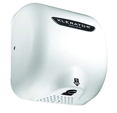 XLERATOR Hand Dryer 208-277V | Energy-Efficient, Surface-Mounted, White Thermoset Cover thumbnail 1