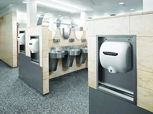 XLERATOR Hand Dryer 208-277V | Energy-Efficient, Surface-Mounted, White Thermoset Cover thumbnail 6
