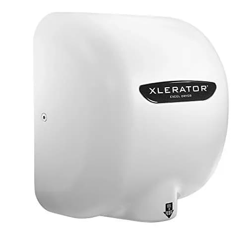 XLERATOR Hand Dryer 208-277V | Energy-Efficient, Surface-Mounted, White Thermoset Cover thumbnail 3