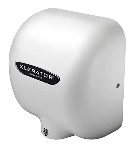 XLERATOR Hand Dryer 208-277V | Energy-Efficient, Surface-Mounted, White Thermoset Cover thumbnail 4