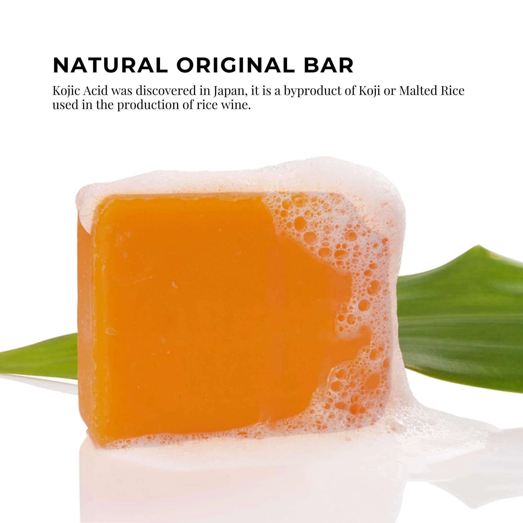 Kojie San Skin Brightening Bar Soap 130g (65g x 2) | Original Kojic Acid, Dark Spot Remover with Glycerin & Tea Tree Oil - view 5