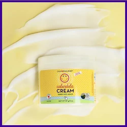 California Baby Calendula Cream | 100% Plant-Based Moisturizer | Lavender Baby Lotion | Face Moisturizer For Dry Skin | Hypoallergenic | 1.8 oz / 51g thumbnail 5