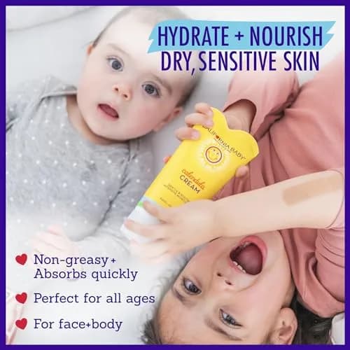 California Baby Calendula Cream | 100% Plant-Based Moisturizer | Lavender Baby Lotion | Face Moisturizer For Dry Skin | Hypoallergenic | 1.8 oz / 51g thumbnail 4