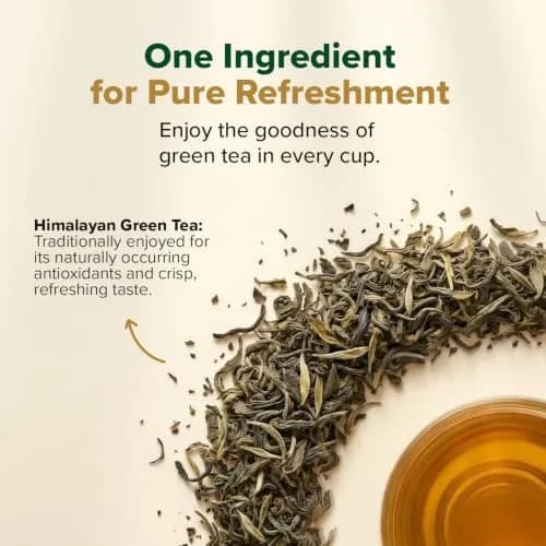 VAHDAM Himalayan Green Tea Loose Leaf 3.53oz | Organic & Natural, Medium Caffeine, Pure from India thumbnail 2