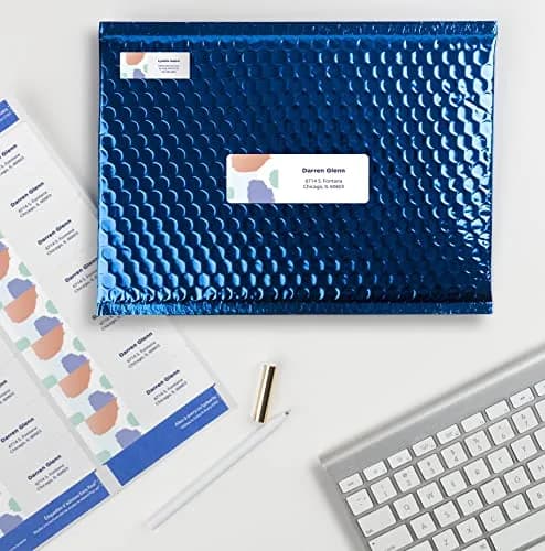 Avery Mailing Address Labels Laser Printers 1,400 Labels 1-1/3 x 4 Permanent Adhesive 5 Packs thumbnail 6