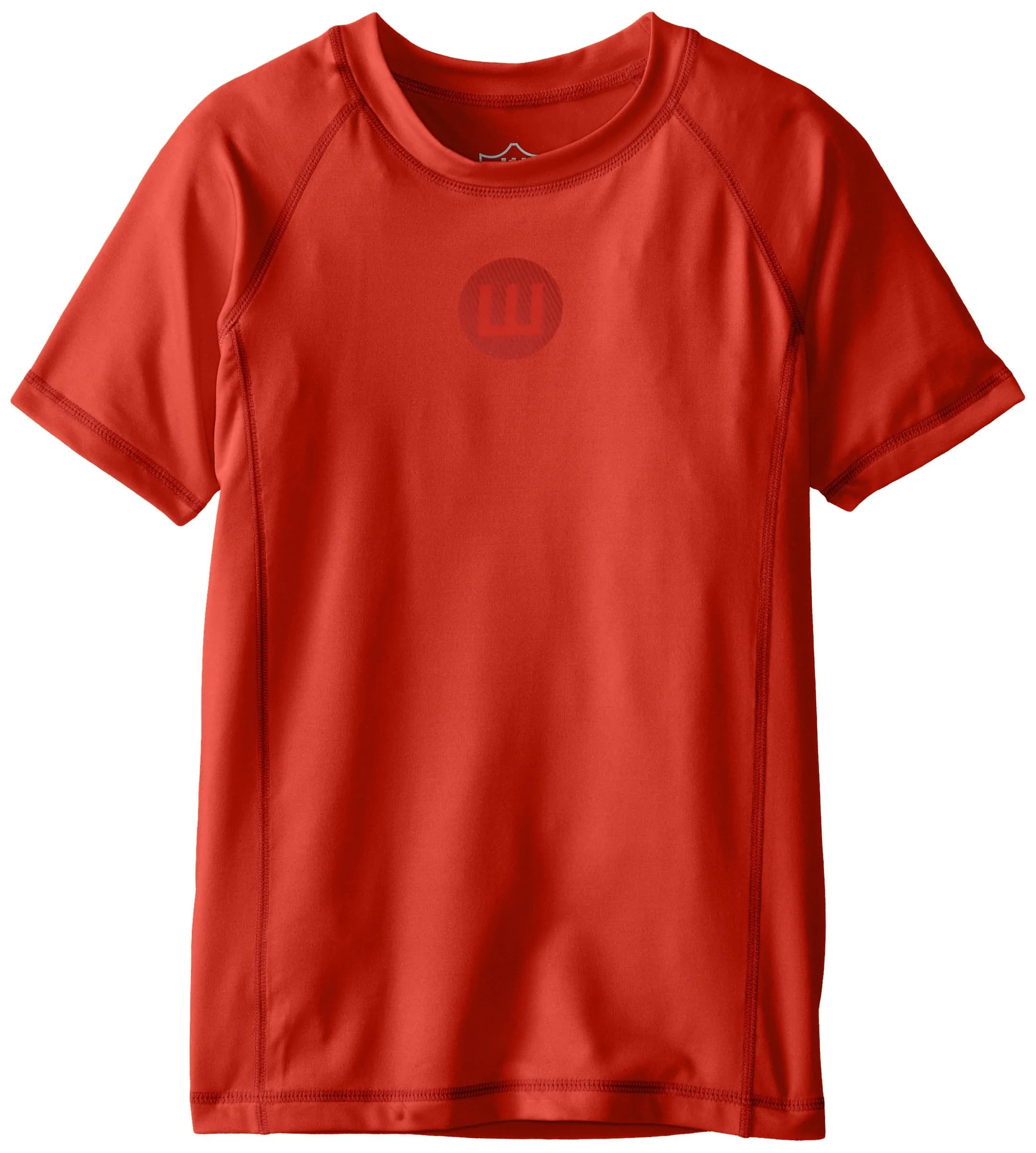 Wes & Willy Sun Safe Rash Guard Bright Red 5T | UPF 50+ Quick Dry for Boys