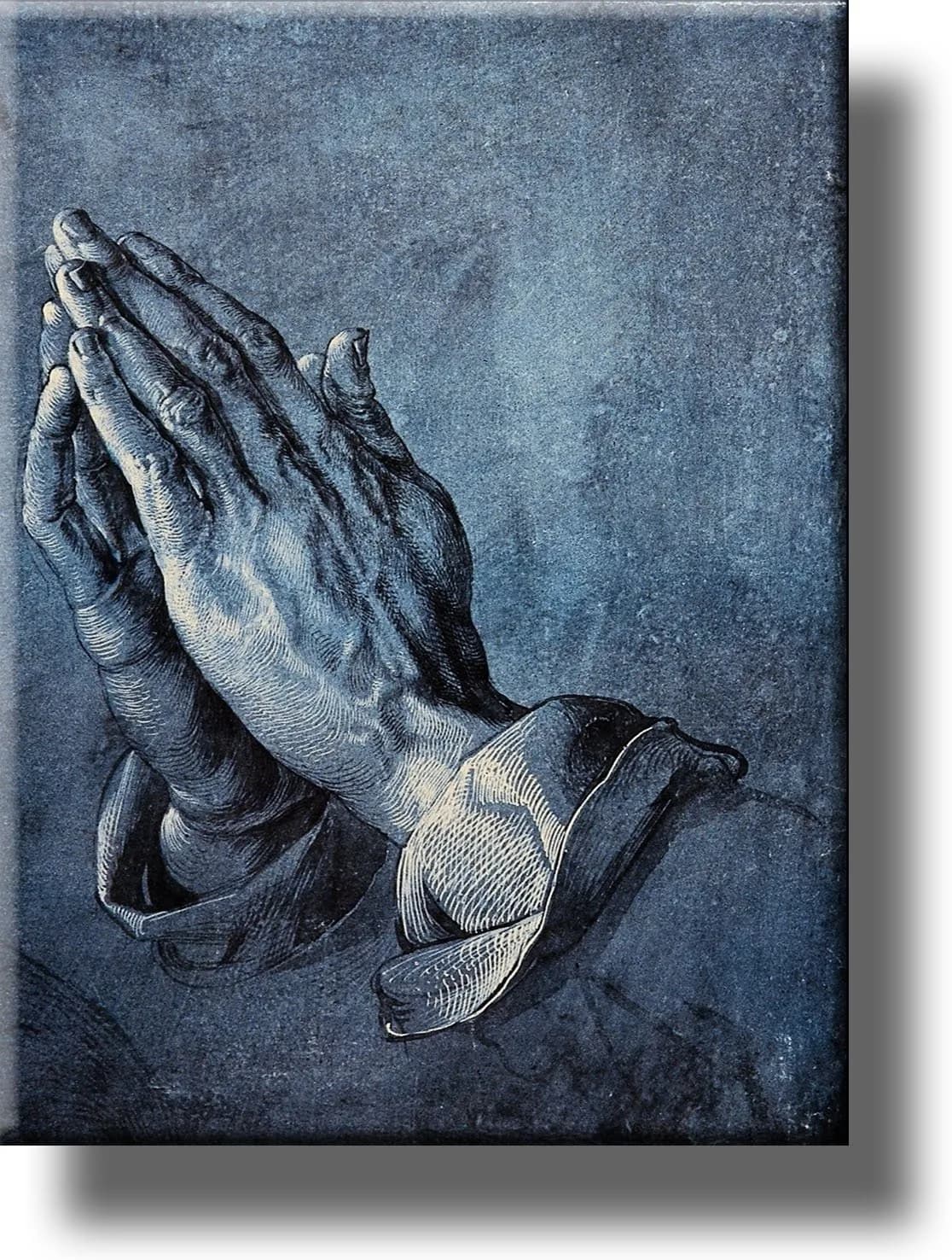 ArtWorks Decor Praying Hands Wall Art Canvas 14"L x 11"W | Ready to Hang