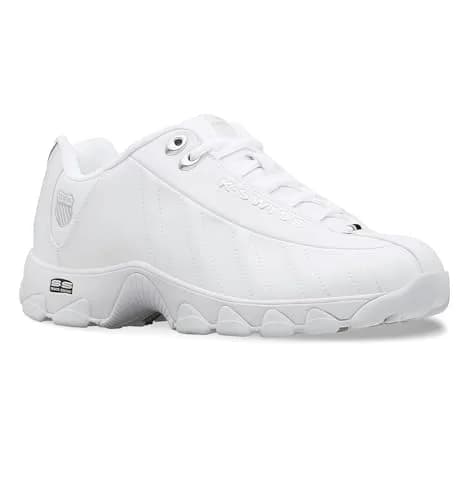 K-Swiss Men's ST329 CMF Sneaker, White/Black/Silver, 9.5 M | Versatile Athletic Style with Comfort thumbnail 3