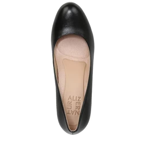 Naturalizer Women's Michelle Pump Black Leather 10 M | Classic all-day heel with contour+ comfort thumbnail 8