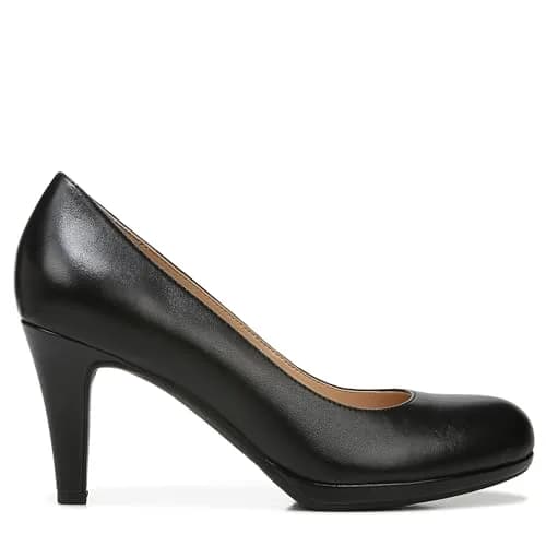 Naturalizer Women's Michelle Pump Black Leather 10 M | Classic all-day heel with contour+ comfort thumbnail 9