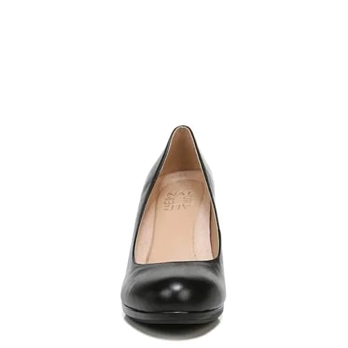 Naturalizer Women's Michelle Pump Black Leather 10 M | Classic all-day heel with contour+ comfort thumbnail 2