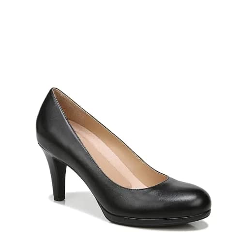 Naturalizer Women's Michelle Pump Black Leather 10 M | Classic all-day heel with contour+ comfort thumbnail 5