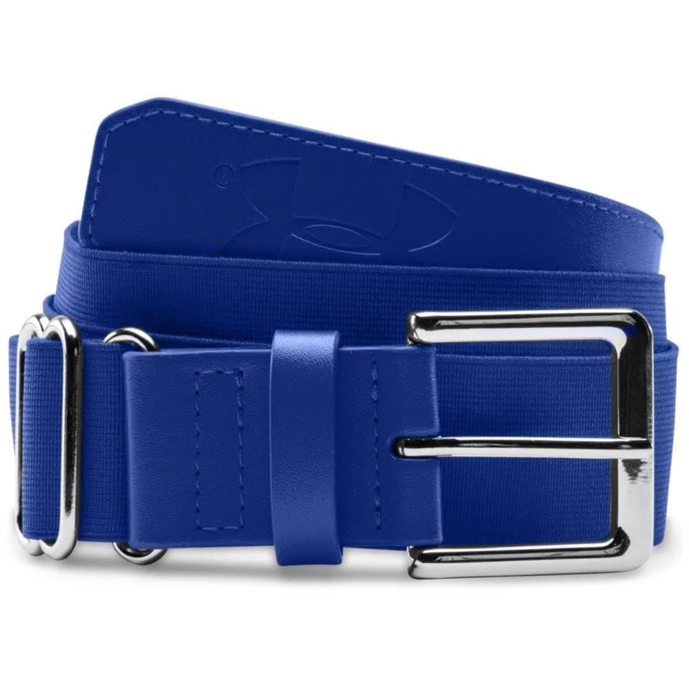 Under Armour Men's UA Baseball Belt Black 2" (5.08 cm) | Elastic Webbing with Polyurethane — Blue/ Royal/ Royal / One Size