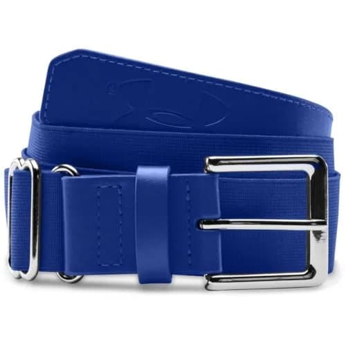 Under Armour Men's UA Baseball Belt OSFA Blue | Elastic Webbing, 2" Wide, Custom UA Loops thumbnail 1