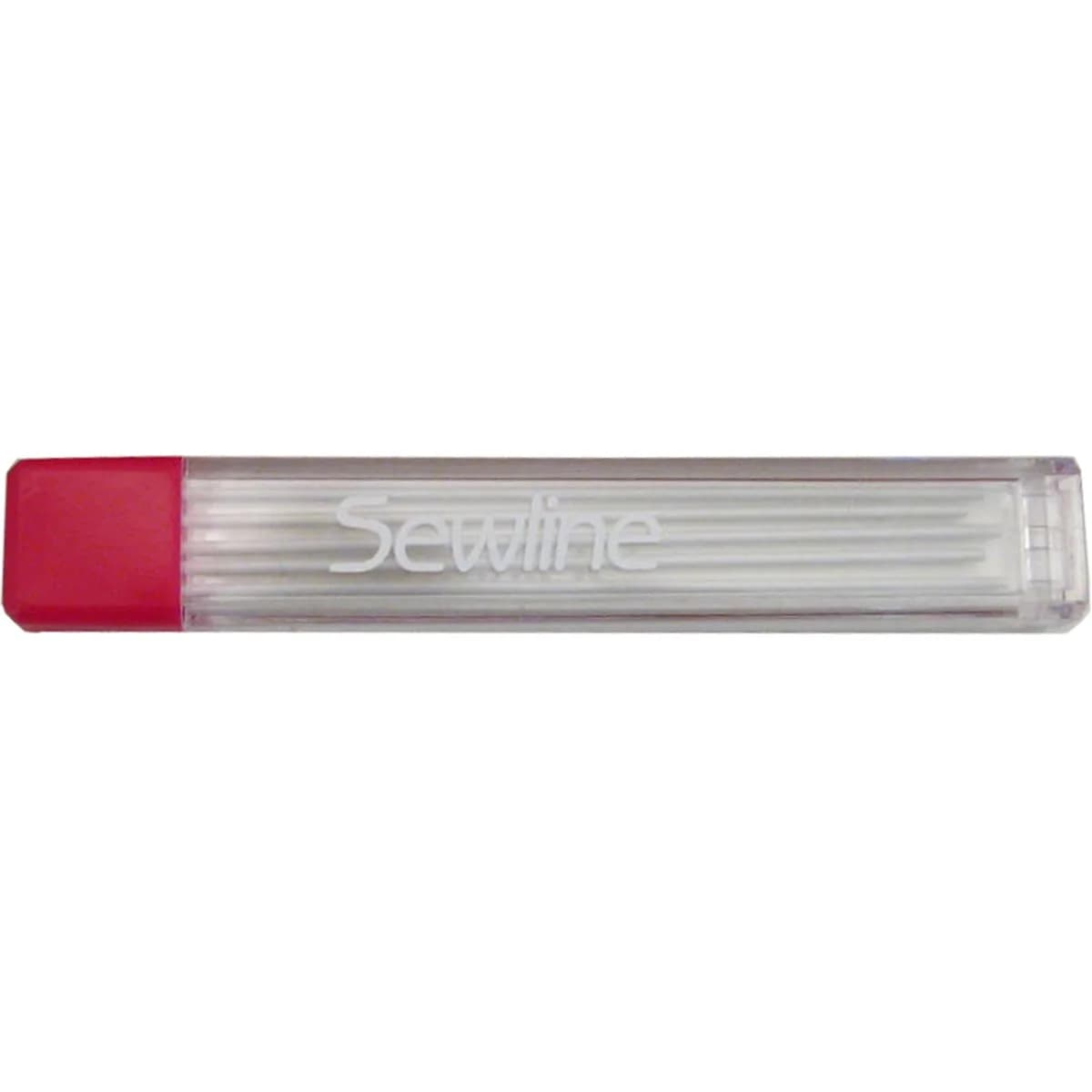 Sewline White Mechanical Fabric Pencil Lead Refill, 6 Count (0.24 Oz) | Water-Soluble for Fabric Marking - main product image