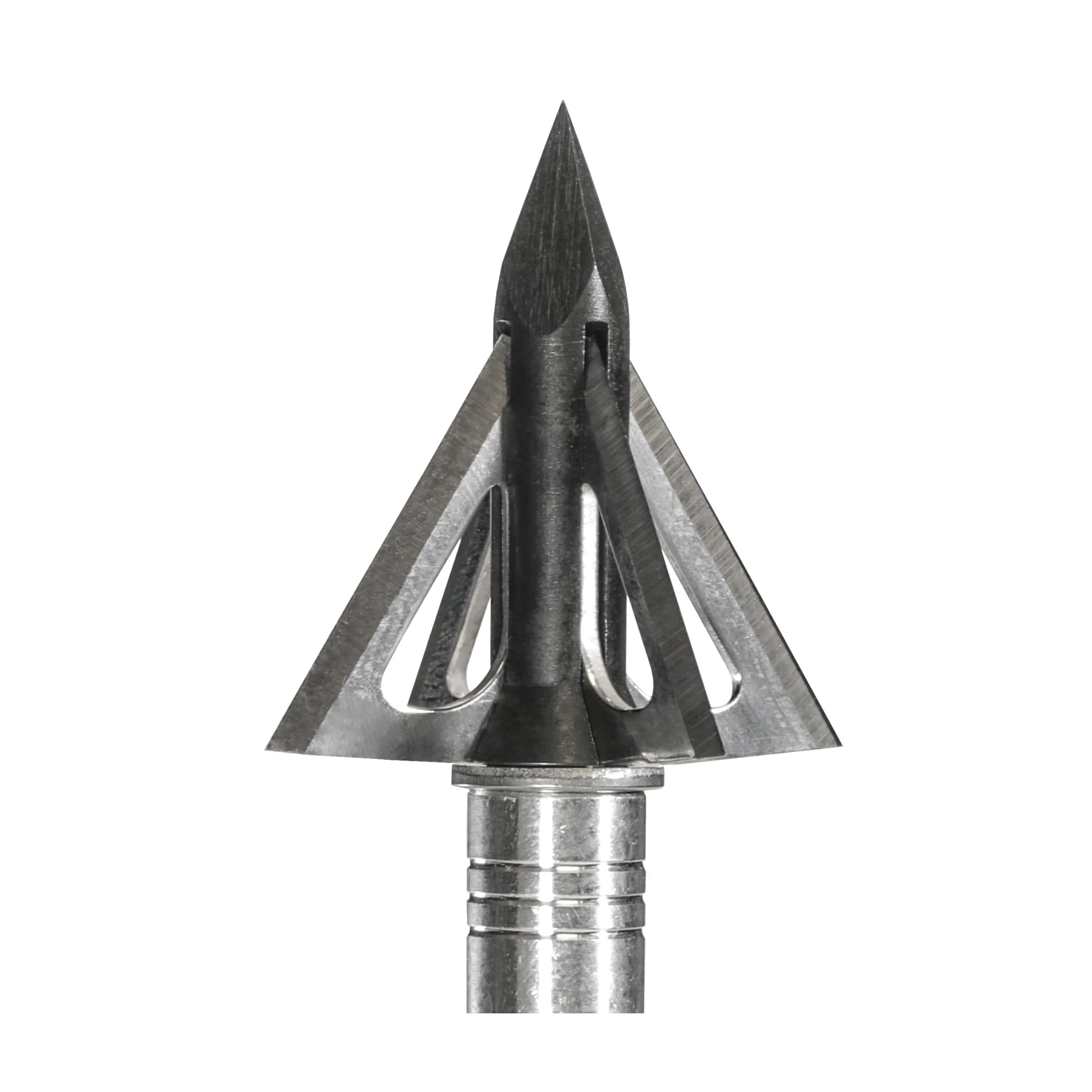 Slick Trick Broadheads GrizzTrick 100gr | Long-Range Bowheads with 2-1/2" Cut — Silver/Black / 100gr