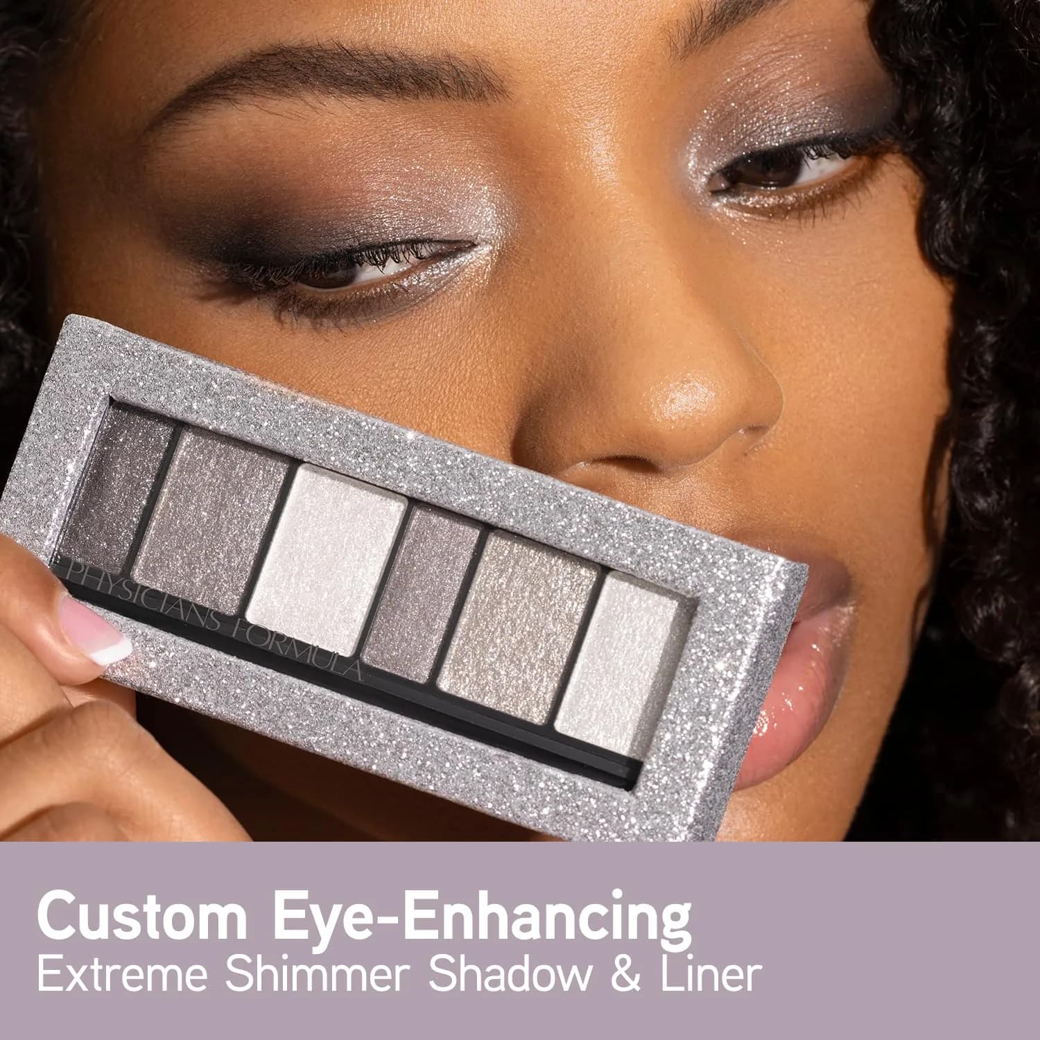 Physicians Formula Shimmer Strips Custom Eye Enhancing Eyeshadow Palette Smoky Eyes | Hypoallergenic, Blendable, 6 Shimmery Shades - view 2