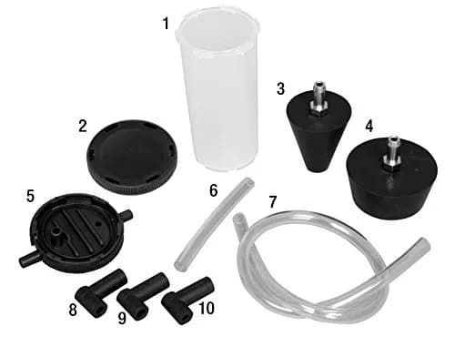 Lisle Power Steering EVAC Kit with Brake Bleeder Adapters | 0.27 kg (0.6 lb) Universal Fit thumbnail 2