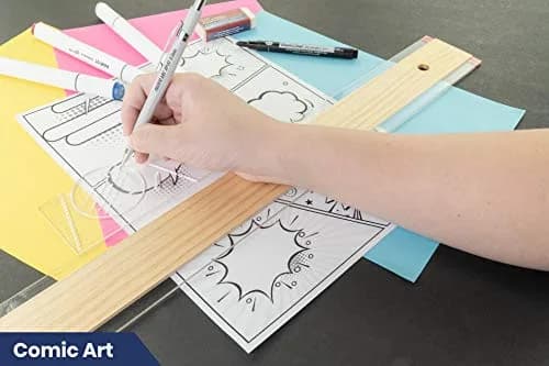 Pacific Arc Ames Lettering Guide for Drawing & Architecture | 15.24cm x 2.54cm x 0.5cm thumbnail 6