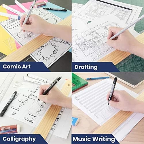 Pacific Arc Ames Lettering Guide for Drawing & Architecture | 15.24cm x 2.54cm x 0.5cm thumbnail 9