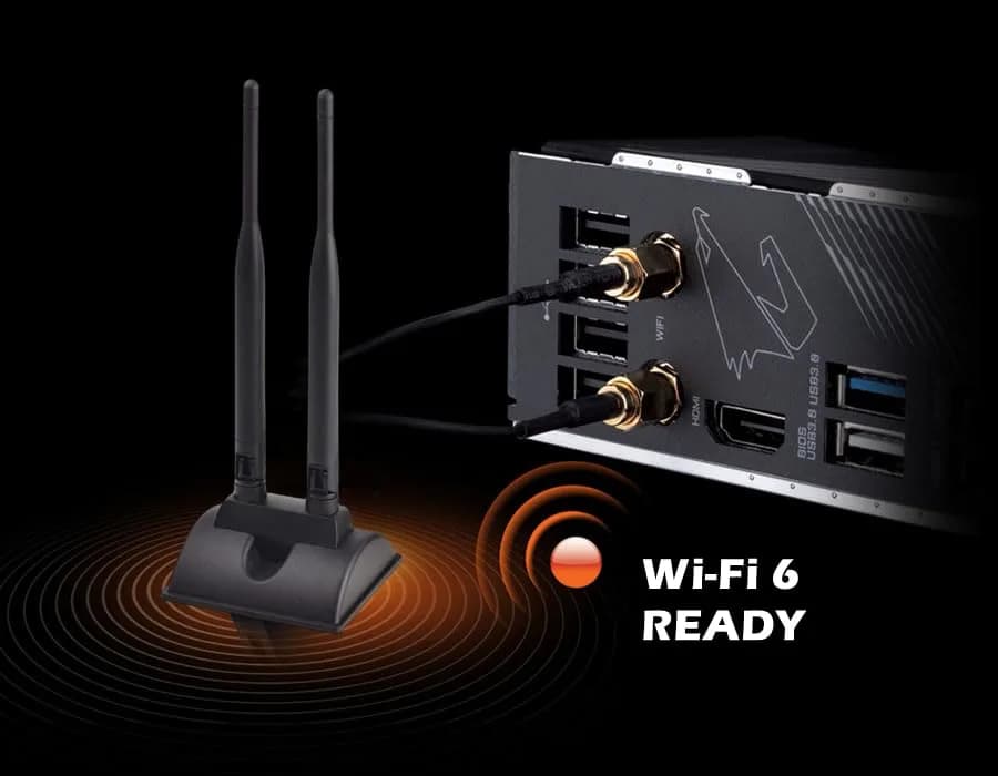TECHTOO Dual Band WiFi Antenna 6dBi (2.4/5.8GHz) with RP-SMA Connector & Magnetic Base | Extends Wireless Range to Dead Spots - view 5