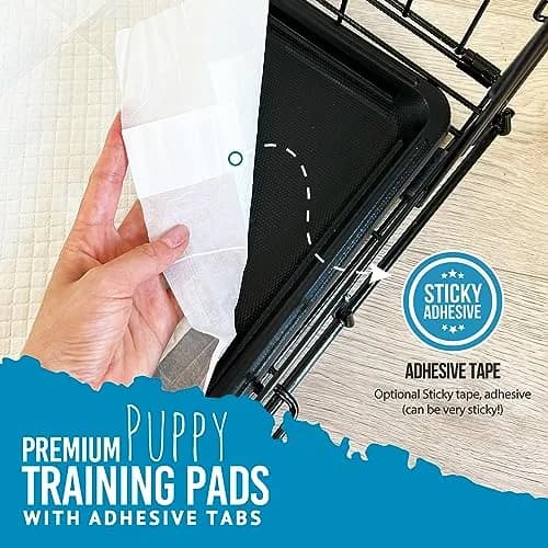 Bulldogology Puppy Training Pads - 100-Count Large Leak-Proof Pee Pads with 6 Layers & Quick Dry Polymer (24x24 inches) thumbnail 5