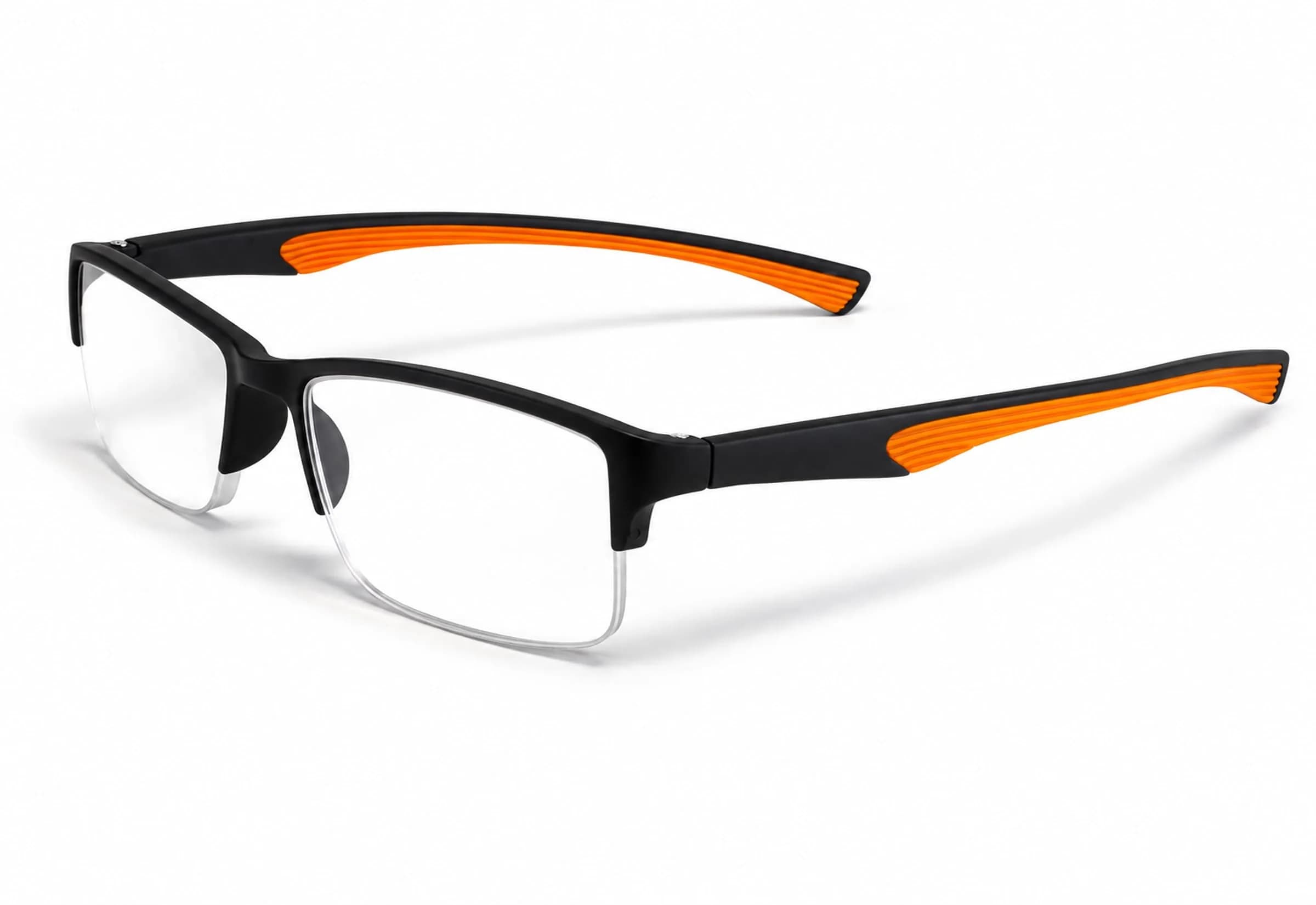 Calabria 6904 Flexie Bendable Reading Glasses +1.25 Blue | Flexible, Stylish & Durable — Orange