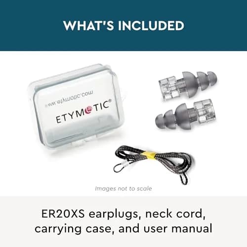 Etymotic ER20XS ETY Earplugs Standard Size Frost | High-Fidelity Hearing Protection 20 dB Reduction thumbnail 6