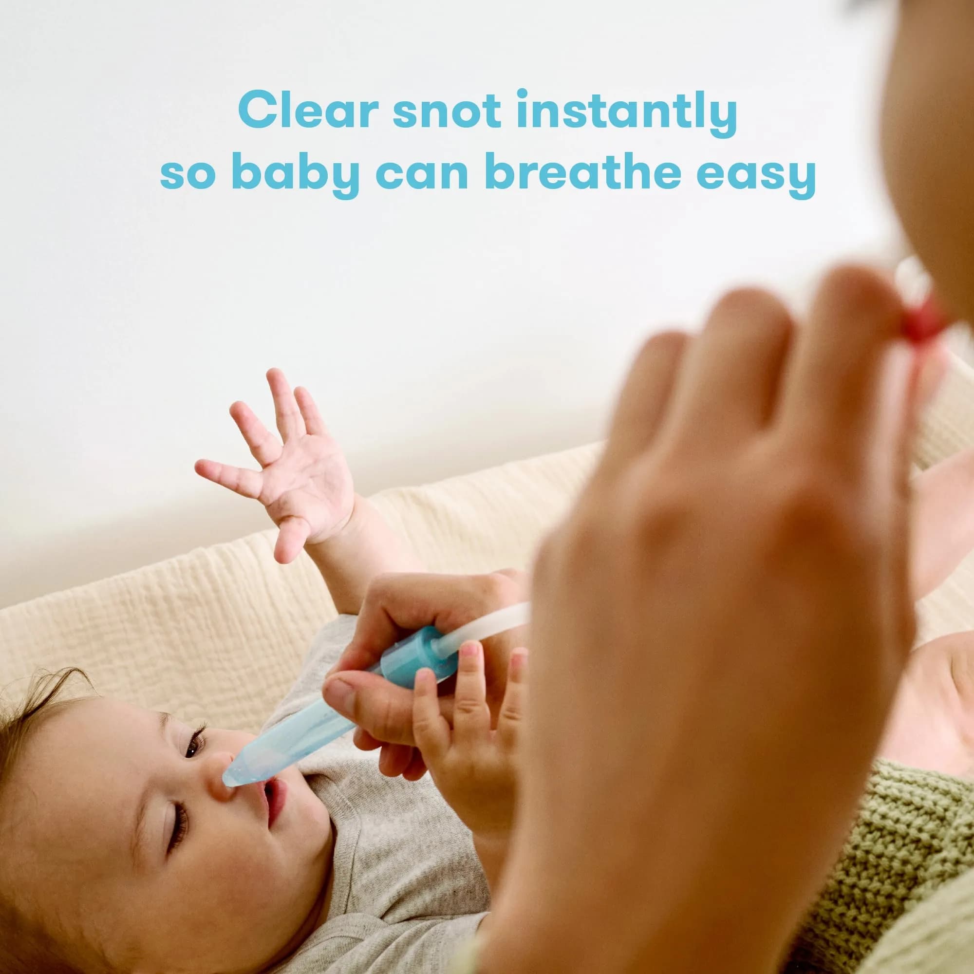 Frida Baby NoseFrida SnotSucker Nasal Aspirator with 24 Filters | Gentle, Hygienic, Easy-Clean Baby Nose Care - view 2