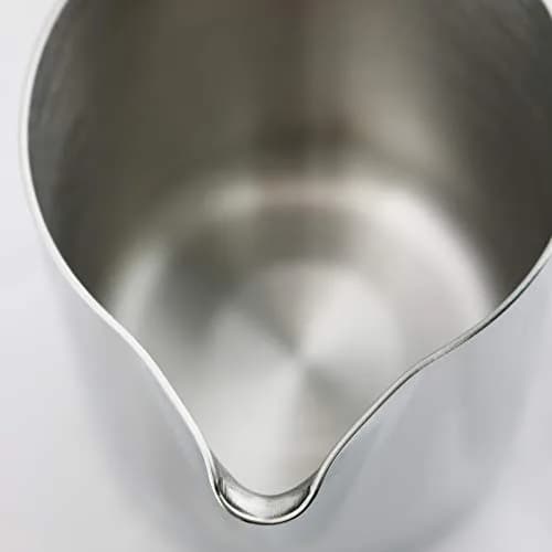 Rhinowares Professional Milk Pitcher 32oz | Thick Food Grade Stainless Steel for Baristas thumbnail 3