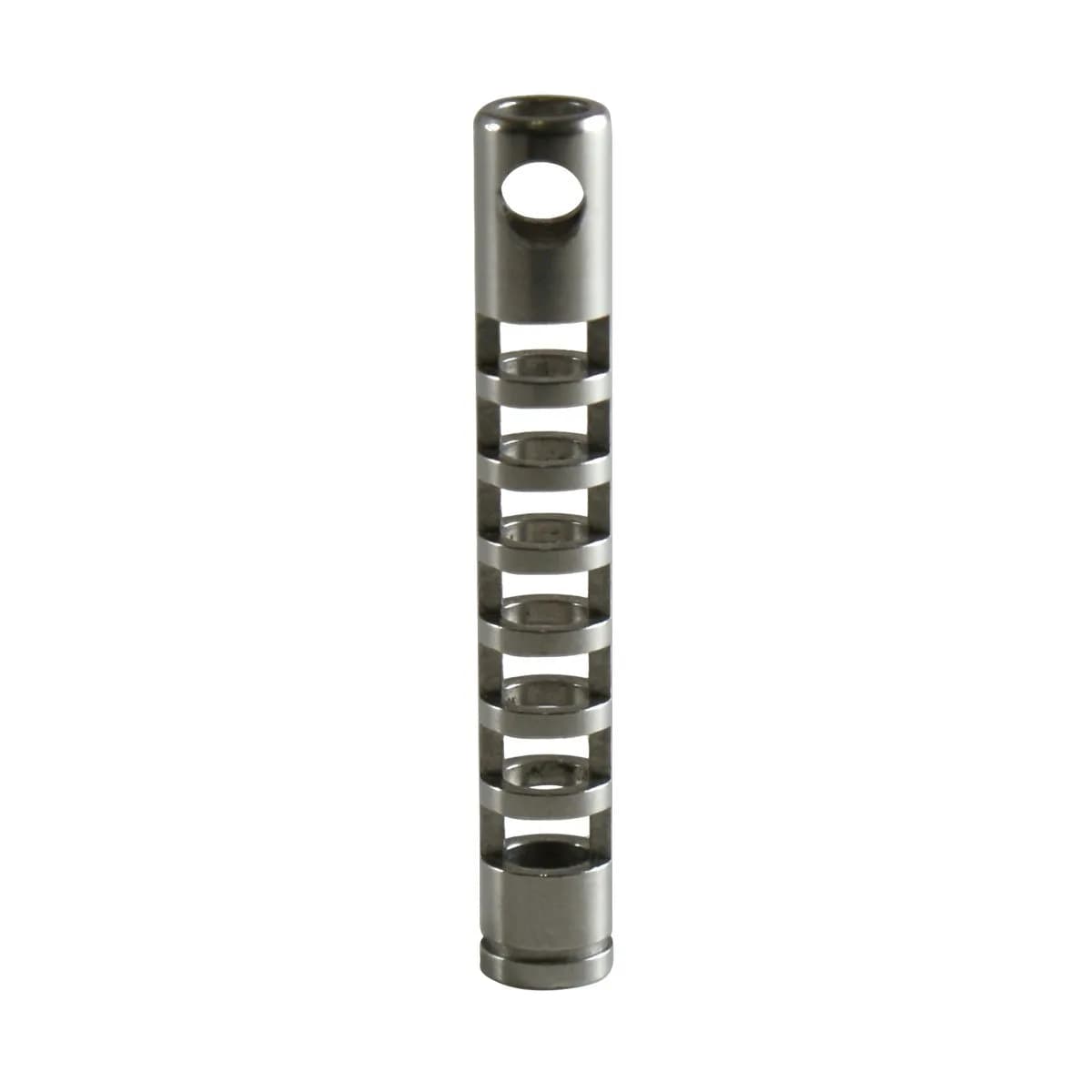 TEC Accessories Isotope S323 Stainless Steel Lantern Housing | Compact Glow Keychain in Silver — Silver