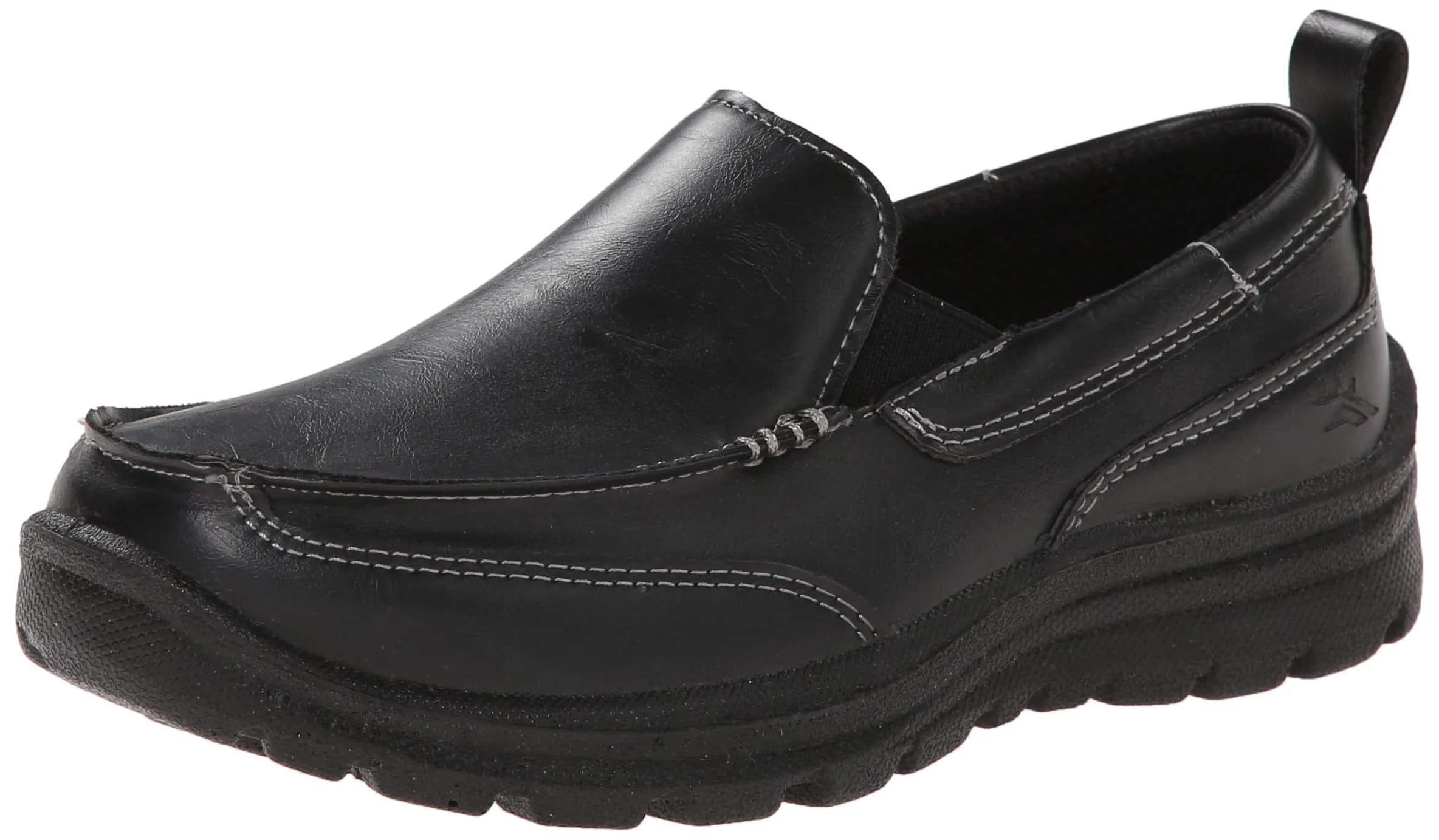 Deer Stags Zesty Dress Casual Slip-On Shoes for Little Kids | Comfortable Synthetic Leather Fit