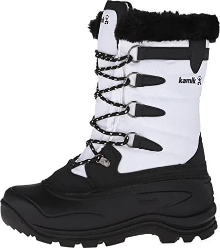 Kamik Women's Shellback Insulated Winter Boot, White, Size 9 | Waterproof Snow Boot for Cold Weather thumbnail 2