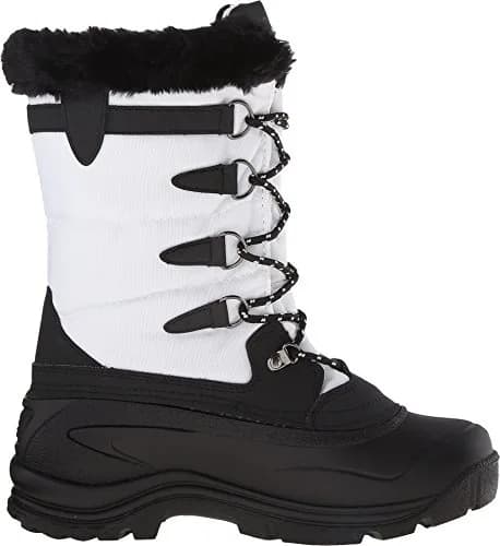 Kamik Women's Shellback Insulated Winter Boot, White, Size 9 | Waterproof Snow Boot for Cold Weather thumbnail 5