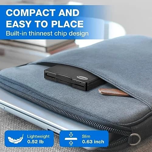 Chuanganzhuo 3.5 inch USB Floppy Disk Drive 1.44MB | Reads Old Floppy Disks on Windows PCs thumbnail 5
