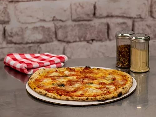 Southern Champion Tray 16" Mottled Corrugated Cake & Pizza Circles | Uncoated Single Wall, White, Case of 100 thumbnail 5