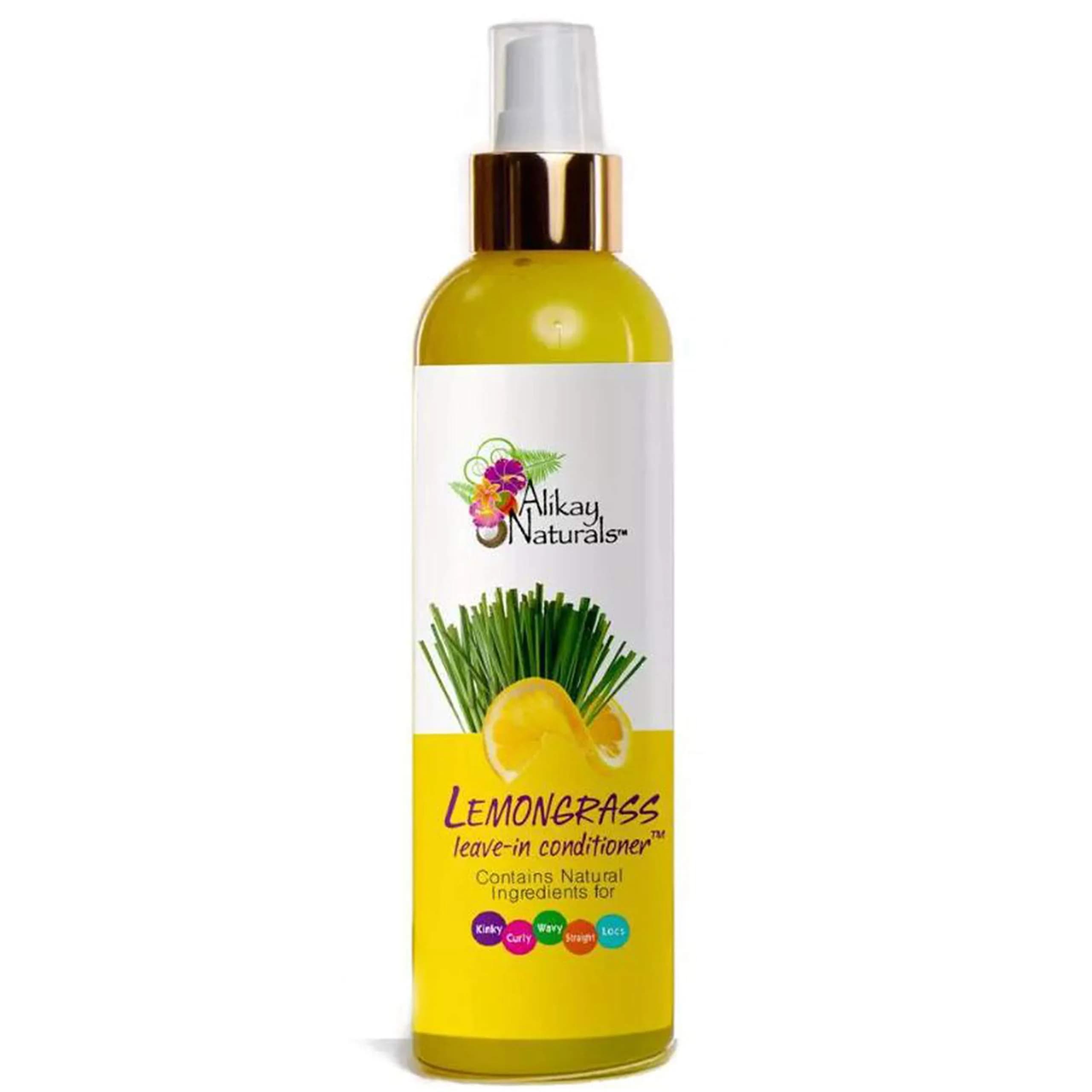 Alikay Naturals Lemongrass Leave In Conditioner 8 oz | Moisturizes & Detangles, Suitable for All Hair Types