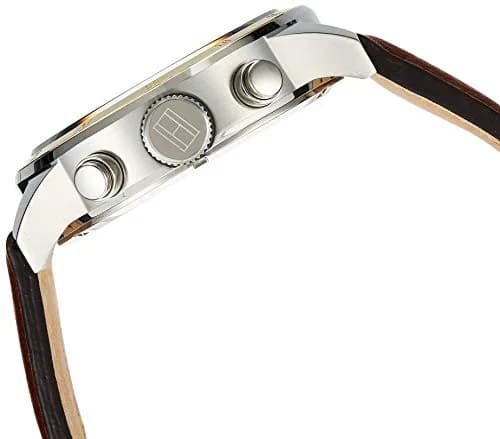 Tommy Hilfiger Men's Quartz Stainless Steel and Leather Strap | Classic American Style (115 characters) thumbnail 3