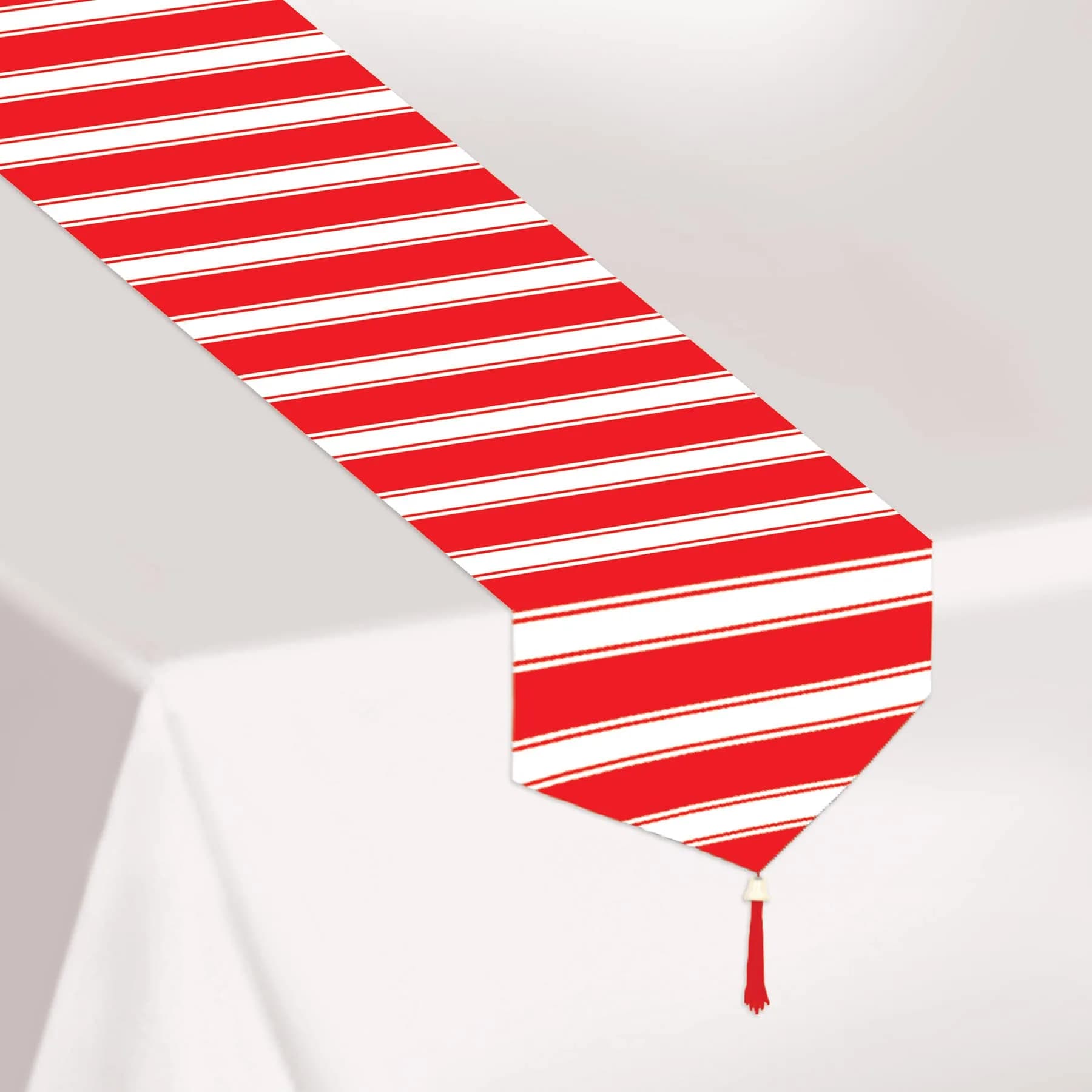 Beistle Printed Stripes Table Runner 11ft x 6ft | Circus Theme Decor