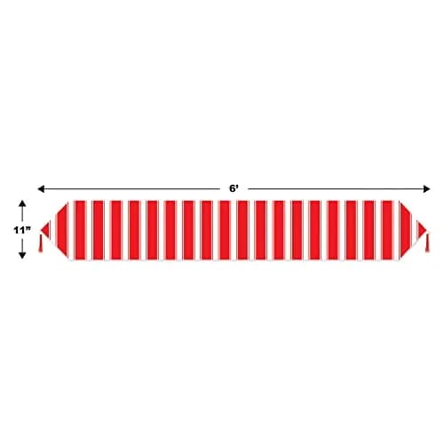 Beistle Printed Stripes Table Runner 11ft x 6ft | Circus Theme Decor thumbnail 2