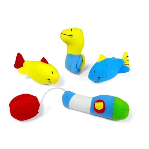 GUND Baby My First Tackle Box 5-Piece Sensory Plush Toy Playset for Babies | ASTM-Tested for Safe Play thumbnail 5