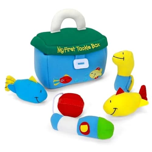 GUND Baby My First Tackle Box 5-Piece Sensory Plush Toy Playset for Babies | ASTM-Tested for Safe Play thumbnail 6