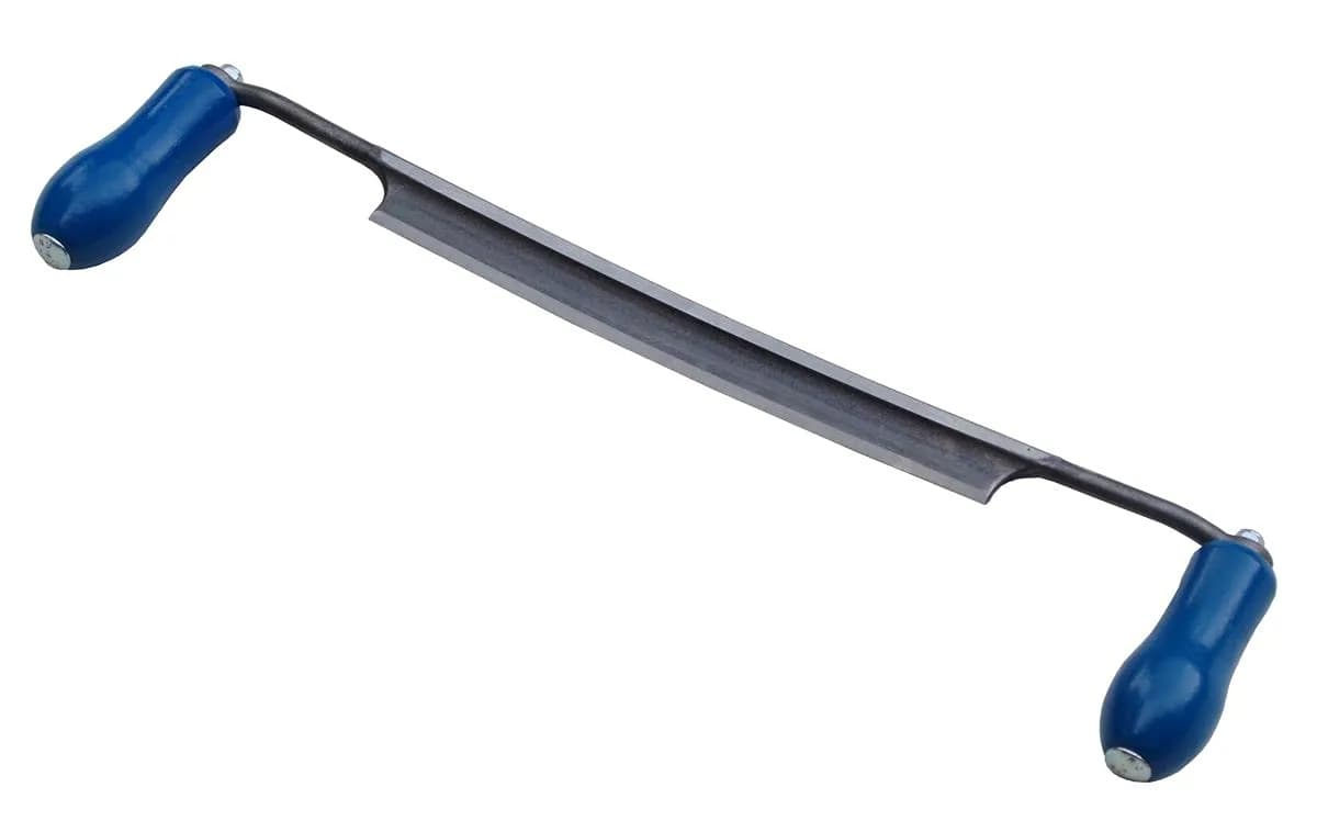 Wisemen Mueller Drawknife 9-1/2 inch Forged in Austria | Hand Forged Austrian Steel — blue