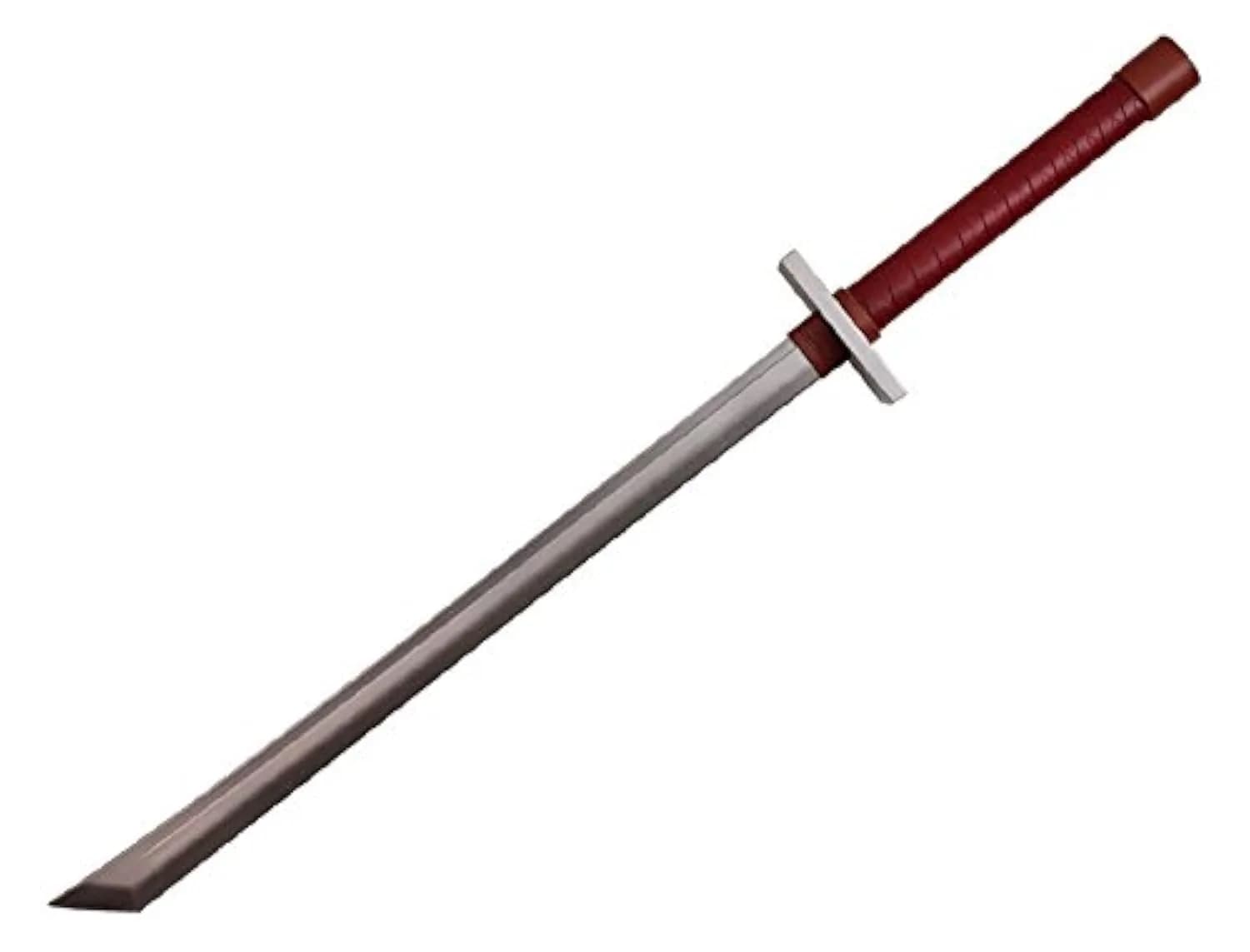 Hero's Edge G-BL020 Foam Japanese Ninja Katana, 40" | Durable Foam Sword for Cosplay & Display — Red