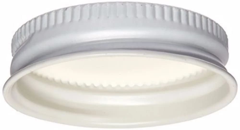 FastRack 75100WT White Metal Growler Caps 38mm Fits Most 1/2 and 1 Gallon Jugs (100) | Reusable Metal Caps for Jugs — 64 Ounces