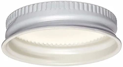 FastRack 75100WT White Metal Growler Caps 38mm Fits Most 1/2 and 1 Gallon Jugs (100) | Reusable Metal Caps for Jugs thumbnail 1