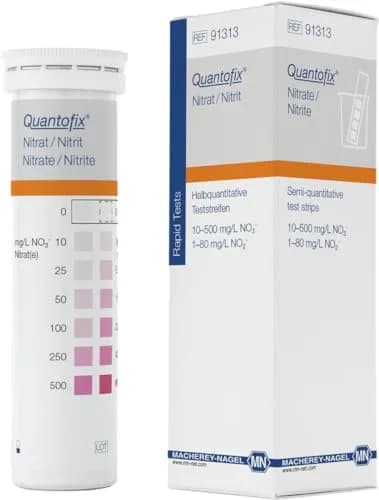 MACHEREY-NAGEL Quantofix Nitrate/Nitrite Test Strips 100 Count | Rapid Dip-and-Read for Solutions thumbnail 1