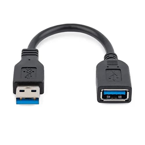 StarTech.com 6in USB 3.0 Extension Cable 5Gbps | Port Saver & Durability (70-120 chars) thumbnail 4