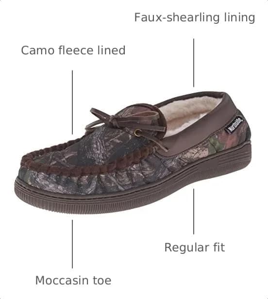 Northside Norwood Slipper, Brown Camo, 11 M US | Faux Shearling Lining for Comfort thumbnail 2