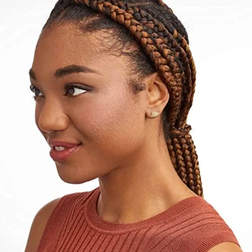 MORGAN & PAIGE Silver 18k Yellow Gold Plated Angel Wings Stud Earrings | Feminine & Durable (70-120 chars) thumbnail 4